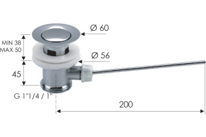 Смеситель для биде Remer Class Line L20 - 3
