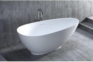 Ванна из искусственного камня Salini Paola 160x77 101511G S-Sense, глянцевый