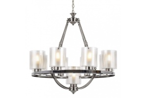 Подвесная люстра LUMINA DECO Santini LDP 1220-9 CHR+WT