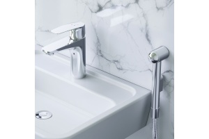 Смеситель AM.PM Gem F90A03000 для раковины, с гигиеническим душем - 2