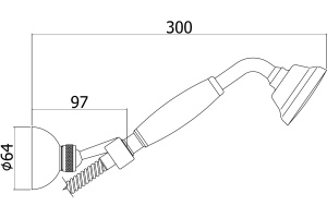 Душевой гарнитур Paffoni Belinda ZDUP035GF золотая вспышка - 2