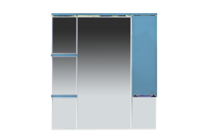 Зеркало Misty Кристи 90 R голубой с подсветкой