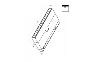 Накладной светильник Maytoni Points rot TR033-2-12W4K-B - 2