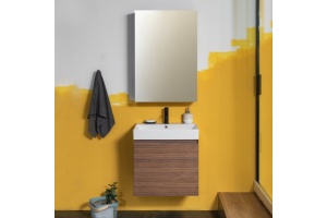 Зеркало-шкаф Aquanet Йорк 60 орех - 2