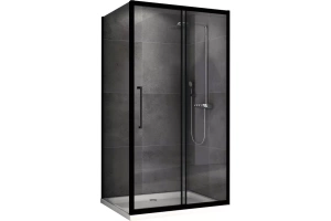 Душевой уголок Abber Schwarzer Diamant 130х70 черный (AG30130BH-S70B)