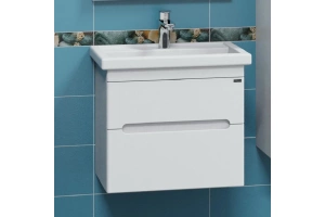 Тумба с раковиной подвесная Санта Лондон 60 белый