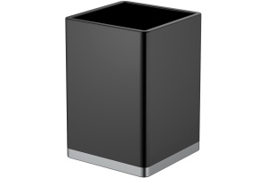 Стакан Boheme Черный/Хром 10961-B-CR