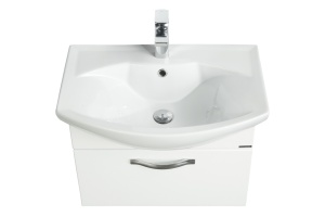 Тумба с раковиной подвесная Aquaton Ария 65 белый - 2