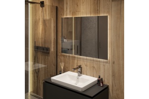 Зеркало DIWO Элиста 100 с подсветкой светодиодной, прямоугольное инфракрасный выключатель - 3