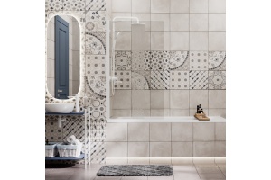 Шторка на ванну Wasserkraft Berkel 80х140 профиль белый стекло прозрачное - 2