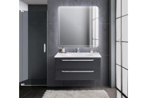 Тумба под раковину Cezares Eco-Cer 97х50 Grafito (ECO-CER-1000-2C-SO-GR-P) - 3