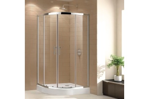 Душевой уголок Cezares ECO-O-R-2-90-C-Cr стекло прозрачное