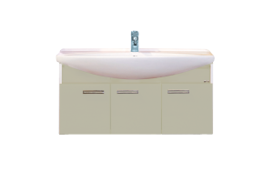 Джулия - 105 Тумба подвесная бежевая