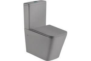 Унитаз-компакт Weltwasser WW SK Gelbach 001 ST MT-GR безободковый с микролифтом матовый серый (10000006100)