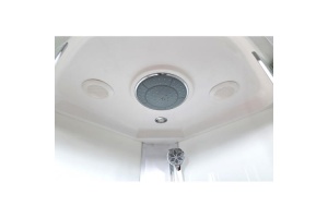 Душевая кабина Deto L 90х90 с гидромассажем и электрикой, хром (L590GM+EL) - 3