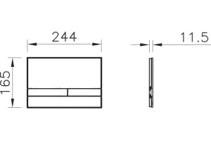 Кнопка смыва VitrA Select 740-1121 хром - 3