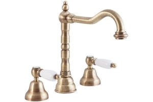 Смеситель для раковины Cezares FIRST золото 24 карат (FIRST-BLS2-03/24-M) - 3