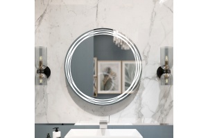 Зеркало круглое DIWO Муром 77 с подсветкой