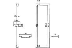 Стойка для душа IDDIS Sicily (SIC6500i17) - 2