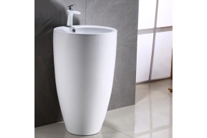 Раковина напольная CeramaLux N 50.5 см белый (В133В) - 2