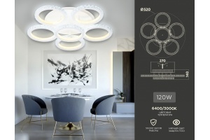 Потолочная люстра Ambrella Light FA FA9531 - 3