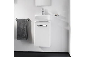 Тумба с раковиной Roca Gap 45 белый глянец