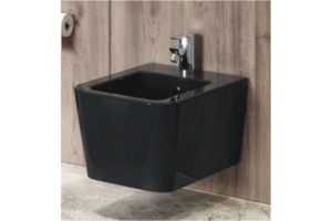 Биде подвесное Ceramalux черный, матовый (NS5370-18) - 2