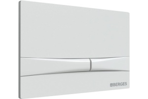 Кнопка смыва Berges Wasserhaus Novum F1 белый, глянец - 2