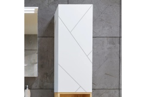 Шкаф-пенал Бриклаер Кристалл 90 белый (4627125416026) - 2