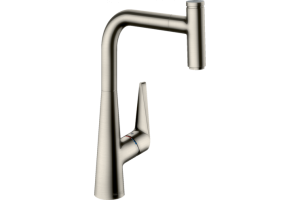 Кухонный смеситель 300 1j, Eco Talis Sel Hansgrohe 72826800, под сталь
