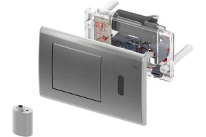 Кнопка смыва TECE Planus 6 V-Batterie 9240350 сатин - 2