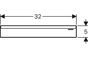 Решетка Geberit 154.335.21.1 хром - 3