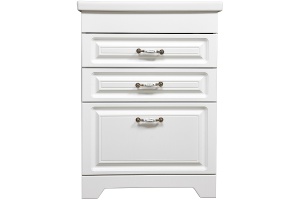 Тумба под раковину Stella Polar Кармела Сомо 60 белый - 2