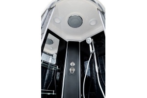 Душевая кабина DETO BM4590LEDBLACK с высоким поддоном, с сиденьем - 3