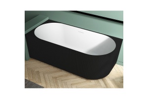 Акриловая ванна Abber 170х80 черный, матовый (AB9329-1.7MB L)