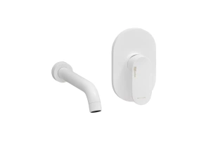 Смеситель для раковины WasserKraft Mindel белый матовый