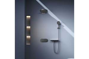 Душевой комплект Vincea Groove с термостатом сталь - 3