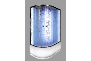 Душевая кабина Deto ЕМ4512R N LED с гм. - 2
