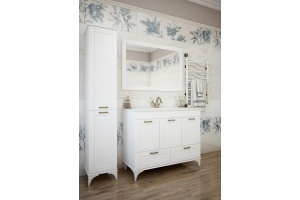 Тумба для комплекта Sanflor Ванесса 105 напольная, белая - 2