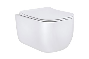 Подвесной унитаз Vincea Form белый с сиденьем микролифт