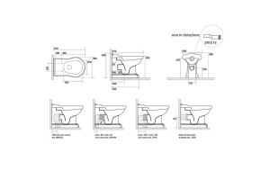 Приставной унитаз Kerasan Retro (101601) - 2