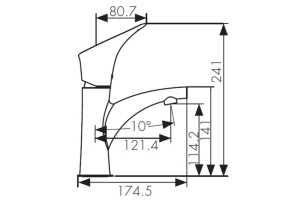 Смеситель Kaiser Calla 71011 для раковины - 2