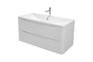 Тумба с раковиной BelBagno Acqua 90 белый - 2