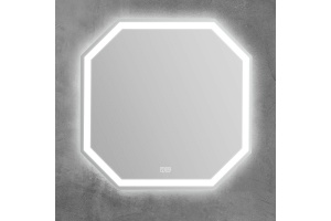 Зеркало BelBagno 80х80 с подсветкой, подогревом (SPC-OTT-800-800-LED-TCH-WARM) - 3