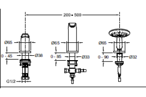 Смеситель Jacob Delafon Avid E97360-CP на борт ванны - 2