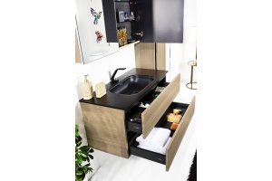 Зеркало-шкаф Armadi Art Vallessi 100 с подсветкой светлое дерево - 3