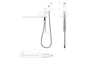 Гигиенический душ Lemark Solo LM7170CW для установки на унитаз - 2
