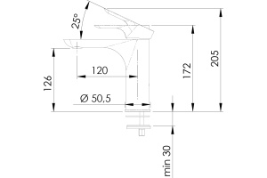 Смеситель для раковины Remer Infinity I12 - 2