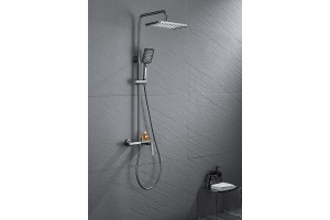 Душевая стойка Black&White Universell черная - 3