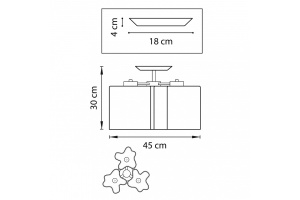Потолочная люстра Lightstar Nubi 802033 - 2